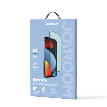 Zeleno kaljeno steklo za iPhone 14 Pro Max z anti modro svetlobo filter na vitezu