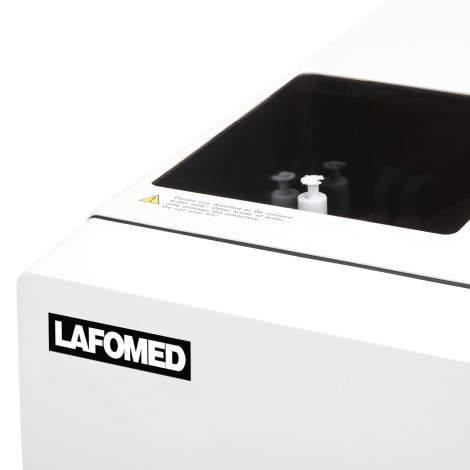 Lafomed Autoclave Standard Line LFSS08AA 8 L class B with a printer — close-up of the label