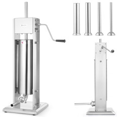 Relleno de relleno para salchichas Vertical Acero inoxidable Profi Line 7L - Hendi 282090