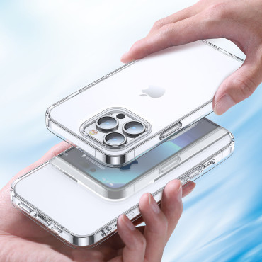 Prilagodljiv primer kaset za iPhone 14 Trajno ohišje primera Prozorna 14x