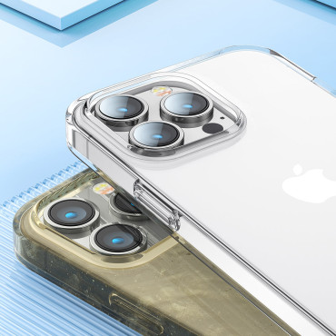 Rugalmas eset tok iPhone 14 tartós tok ház átlátszó 14x