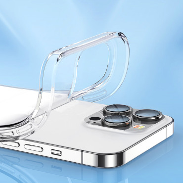 Elastīga case gadījumā iPhone 14 Pro Max Izturīgs korpuss Caurspīdīgs 14x