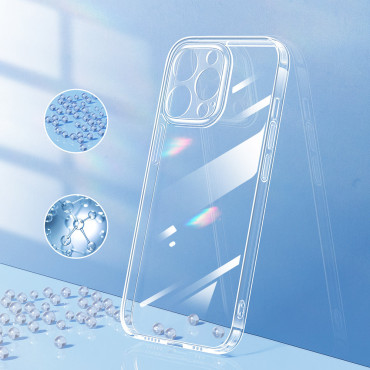 Juhtum iPhone 14 pluss vastupidavast korpus läbipaistev 14D