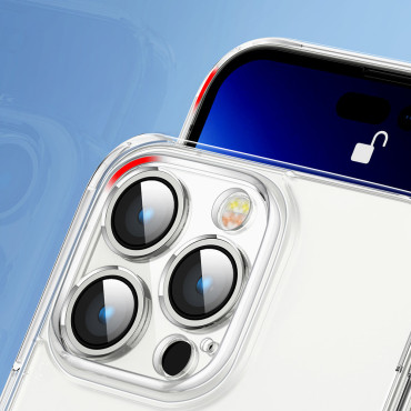 Juhtum iPhone 14 pluss vastupidavast korpus läbipaistev 14D