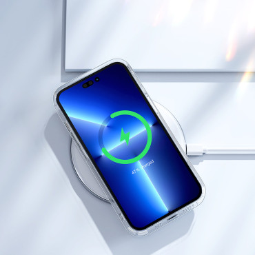 Juhtum iPhone 14 pluss vastupidavast korpus läbipaistev 14D