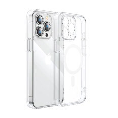 Caso magnético para iPhone 14 plus compatível com magsafe transparente 14D