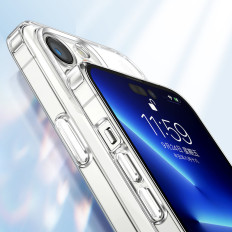 Caso magnético para iPhone 14 plus compatível com magsafe transparente 14D