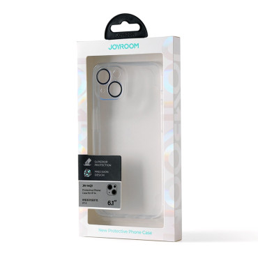 Case iPhone 14 gadījums vāks ar vairogu caurspīdīgai kamerai 14Q