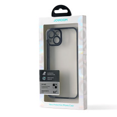 Case gélové puzdro pre iPhone 14 kryt s kovovým rámom 14q čierny