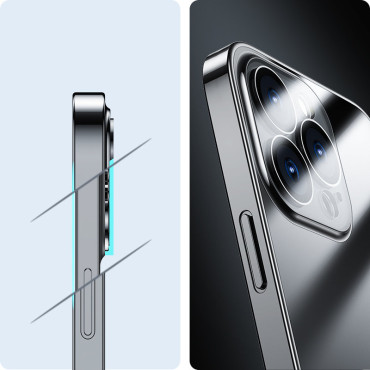 Case gélové puzdro pre iPhone 14 kryt s kovovým rámom 14q čierny