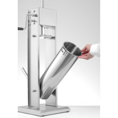 Stuffer filler for pølser Vertikalt rustfritt stål Profi Line 7L - Hendi 282090