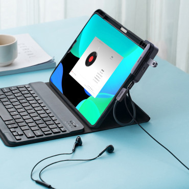 6W1 padjoy rumbas izplatītājs planšetdatoram USB-C HDMI SD TF Dark Grey