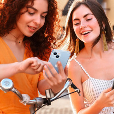 Custodia in gel per iPhone 14 Plus con cassa protettiva rinforzata trasparente