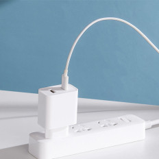 Carregador de rede rápida xiaomi travel carregador combo USB / USB-C 33W PD Biała