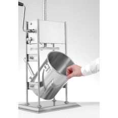 Stuffer Filler for Sausages Vertical stainless steel Profi Line 10L - Hendi 282151