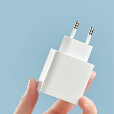 Carregador de rede rápida xiaomi travel carregador combo USB / USB-C 33W PD Biała