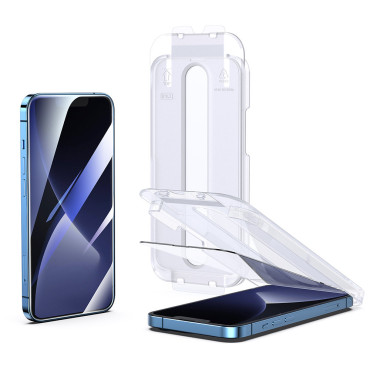 Tvrdé sklo Celá obrazovka s montážnym rámom pre iPhone 14 plus 6.7 ''