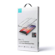 Karastatud klaasiga täisekraan koos paigaldusraamiga iPhone 14 pluss 6.7 '' '