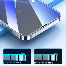 Tvrdé sklo Celá obrazovka s montážnym rámom pre iPhone 14 plus 6.7 ''