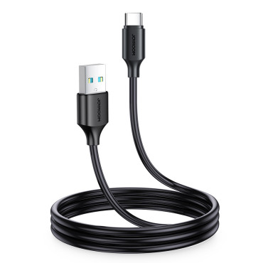 Καλώδιο φόρτισης και μετάδοσης USB - τύπου USB C 3A 1m μαύρο