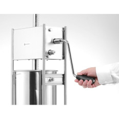 Enchimento Stuffer para salsichas verticais de aço inoxidável Profi linha 10L - Hendi 282151