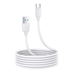 USB-A Polnjenje in prenosni kabel - USB-C 3A 2M bela