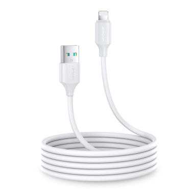 Kabel för lastning och överföringsdata iPhone USB - Lightning 2.4a 2m vit
