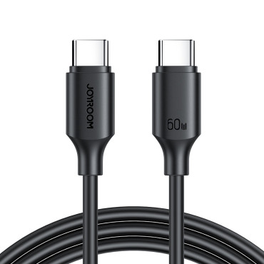 Kabeļu USB-C Cable - USB-C 480MB / S 60W 1m melns