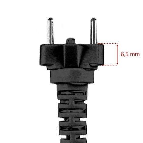 Cable Saeyang para cabezales Marathon SDE-H200, SDE-SH300S, SDE-SH30N, SDE-M33E, SDE-M40ES negro — detalle del cable