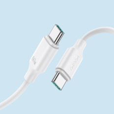 Kabel USB-C-kabel - USB-C 480MB / s 60W 1M vit