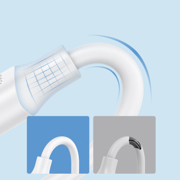 Kabel USB-C-kabel - USB-C 480MB / s 60W 1M vit