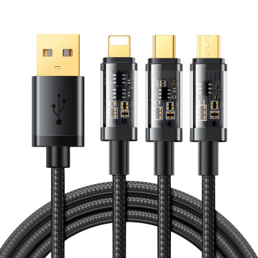 3IN1 Kaapeli USB-kaapeli -...