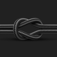 3in1 kabel USB kabel - USB-C / Lightning / Micro USB 3.5 A 1.2m Črna