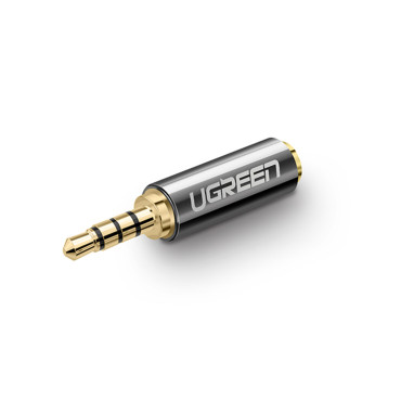 Adapter Adapter Jack Adapter 2.5mm Man till Jack 3.5mm Kvinnlig svart