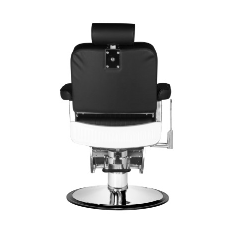 Barber chair Gabbiano Royal X black — rear view