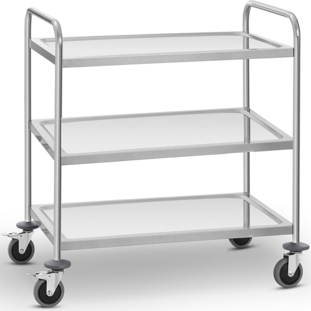 Horeca garçom Trolley 3 prateleiras até 150 kg