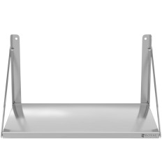 Vegghylle Sammenleggbar rustfritt stål 80x45cm