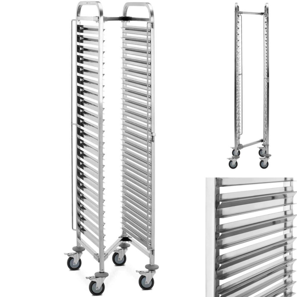 Ferdigvogn Sammenleggbar for TAC 20 X GN 1/1 Containere