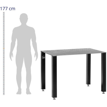 Montažna miza do 1000 kg 120x80cm