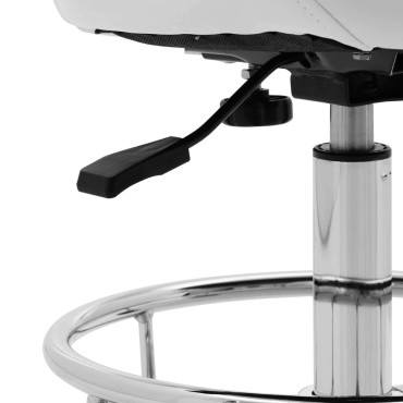 Rue kozmetični stol, ki temelji na vožnji - bela