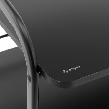 Taulukko Kosmeettinen vaunu olohuoneeseen 3 hyllyt 60x43cm - musta