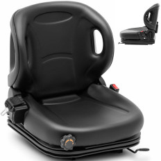 Sedadlový nastaviteľný traktor s suspenziou a 50x50cm pruhy