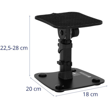Base de suporte no monitor laptop alto com alta ajustável e inclinação