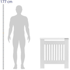 Radiaatori radiaatori 78x82cm valge