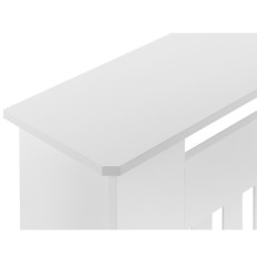 Coques Cover pour radiateur de radiateur 78x82cm blanc