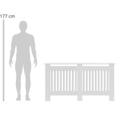 Masky Cover pre radiátor chladiča 152x82cm biely