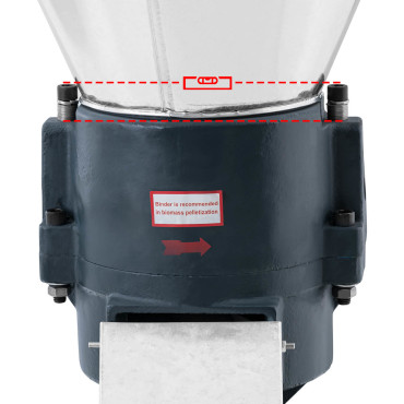Peleciarka granulator za krmo z električnim motorjem 7.5kW 200-300 kg / h