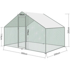 Worder Bree Carehing Kurczat 309x200x205cm