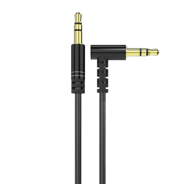 AUX AUX AUX AUX AUX Cable Aux 3.5mm 1m μαύρο