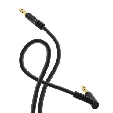 AUX AUX AUX AUX KABELY AUX KABEL 3.5mm 1m čierna